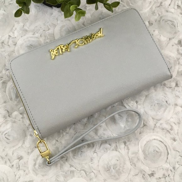 Betsey Johnson Handbags - Betsey Johnson | Blue Gray Wallet